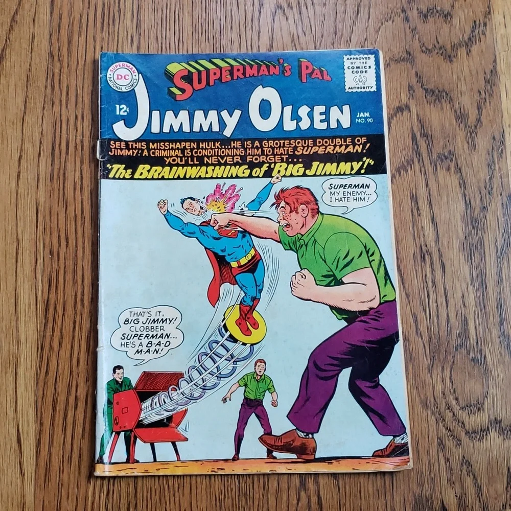 Vintage 60s Superman's Pal Jimmy Olsen No. 90 DC Comics Comic Book - Picture 1 of 16